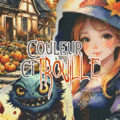 pixelhobby halloween collection Couleur Citrouille