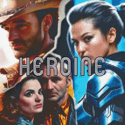 pixelhobby collection Héroïne pixel hobby
