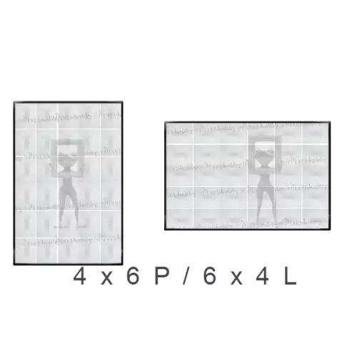 pixelhobby Cadre démontable 24 plaques 6X4L