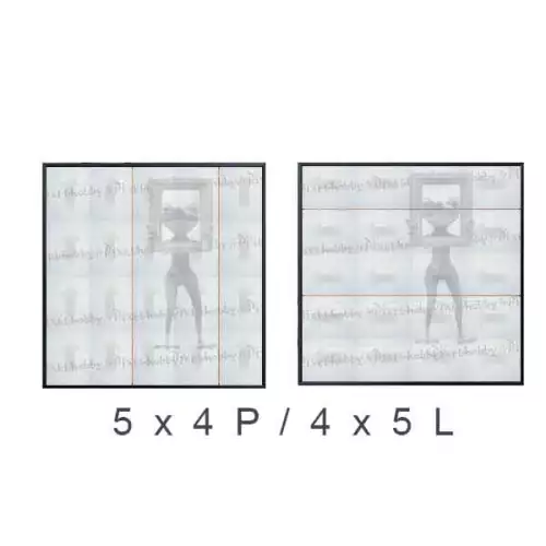 pixelhobby Cadre démontable 20 plaques 4x5L pixelhobby Cadre démontable 20 plaques 4x5L