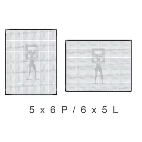 pixelhobby Cadre démontable 30 plaques 6X5L