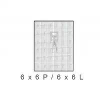 pixelhobby Cadre démontable 36 plaques 6x6L