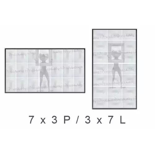 pixelhobby Cadre démontable 21 plaques 3X7L