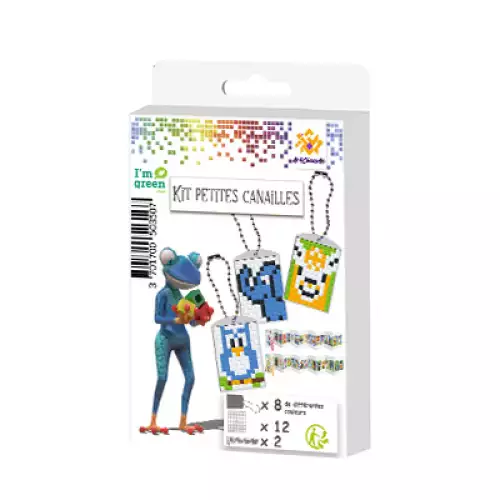 pixelhobby Petites canailles - Kit 8 Médaillons