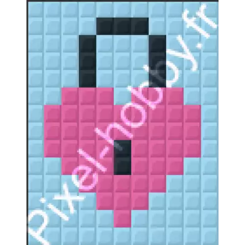 pixelhobby Cœur cadenassé