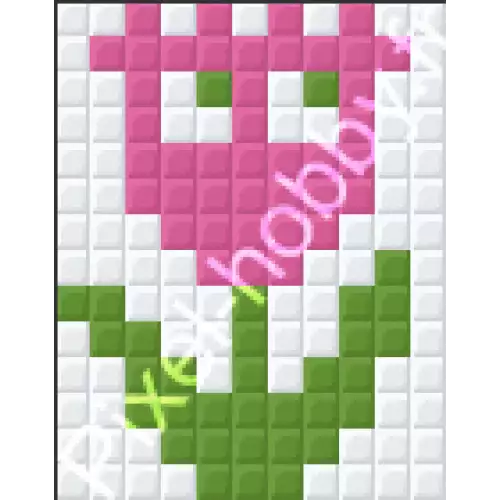 pixelhobby Fleur folle
