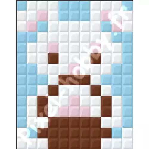 pixelhobby Lapin au panier