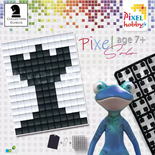 pixelhobby Reine Noir- Collection Echecs
