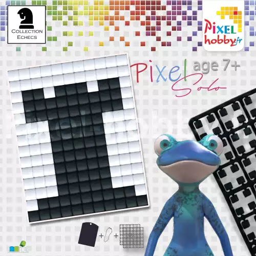 pixelhobby Tour Noir- Collection Echecs