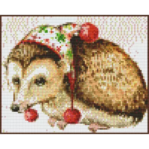 pixelhobby Kit Hérisson de Noël