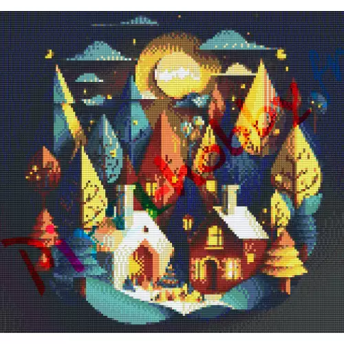 pixelhobby Kit Village de Noël 