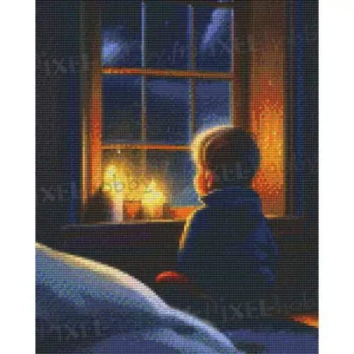 pixelhobby Collection Tendresse - Rêver par la fenêtre