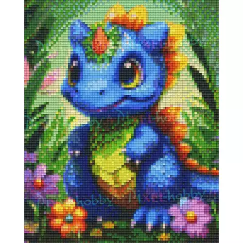 pixelhobby Collection les fabuleux dragons - Cocatrix