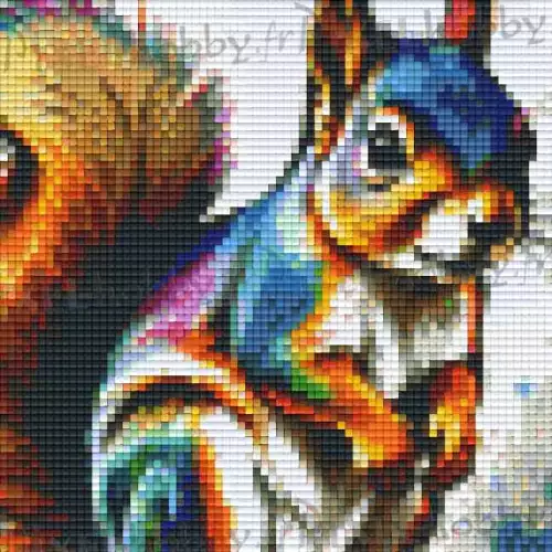 pixelhobby Bestiaire Pop - Sciurus 