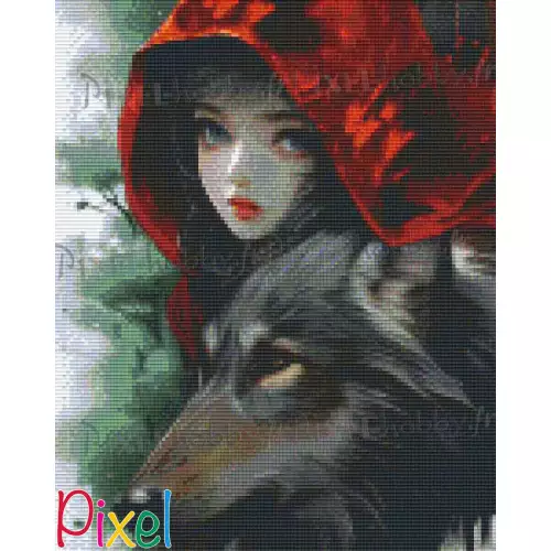 pixelhobby Contes et Fables revisités - Chaperon Rouge