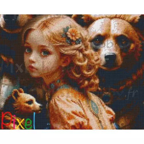 pixelhobby Contes et Fables revisités - Boucle d'Or