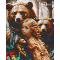 pixelhobby Contes et Fables revisités - Boucle d'Or