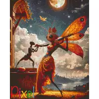 pixelhobby Contes et Fables revisités - La Cigale et la Fourmi