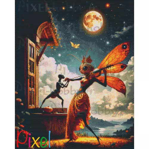 pixelhobby Contes et Fables revisités - La Cigale et la Fourmi