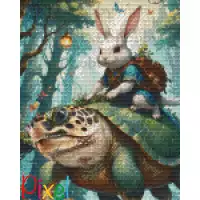 pixelhobby Contes et Fables revisités - Le Lièvre et la Tortue