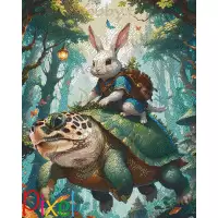 pixelhobby Contes et Fables revisités - Le Lièvre et la Tortue