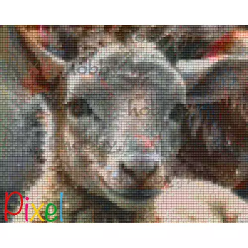 pixelhobby Contes et Fables revisités - Le Loup et l'Agneau