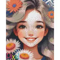 pixelhobby Collection Printemps - Marguerite