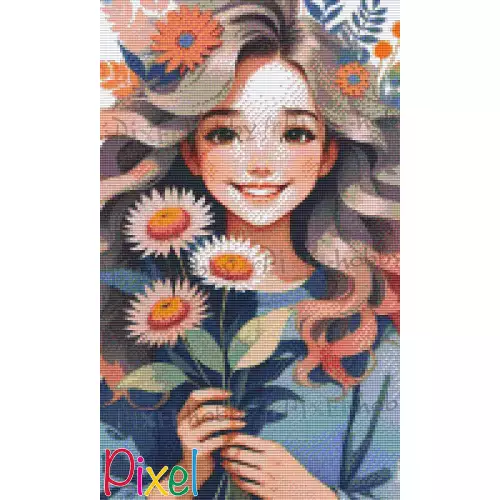 pixelhobby Collection Printemps - Marguerite