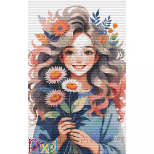 pixelhobby Collection Printemps - Marguerite