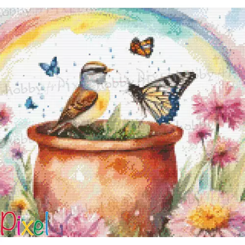 pixelhobby Collection Printemps - Après la pluie