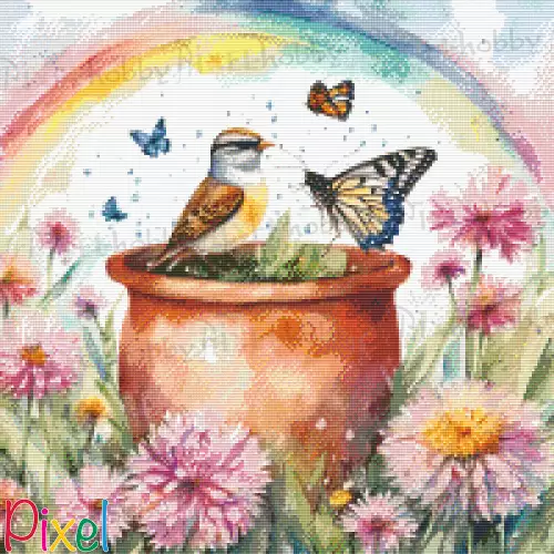 pixelhobby Collection Printemps - Après la pluie