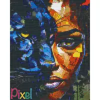 pixelhobby Collection La belle Afrique - La Panthère Noire