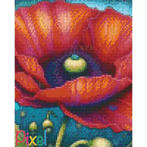 pixelhobby Collection Florale - Poppy