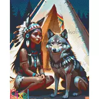 pixelhobby Collection Amériques - Louve