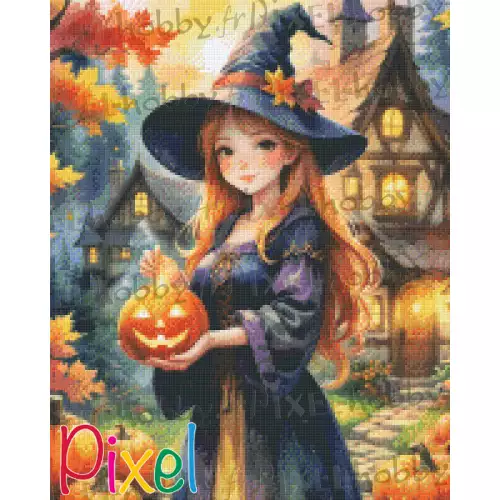 pixelhobby Collection Couleur Citrouille - Ambre