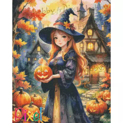 pixelhobby Collection Couleur Citrouille - Ambre