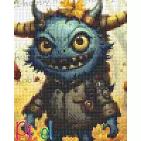 pixelhobby Collection Couleur Citrouille - Grincheux