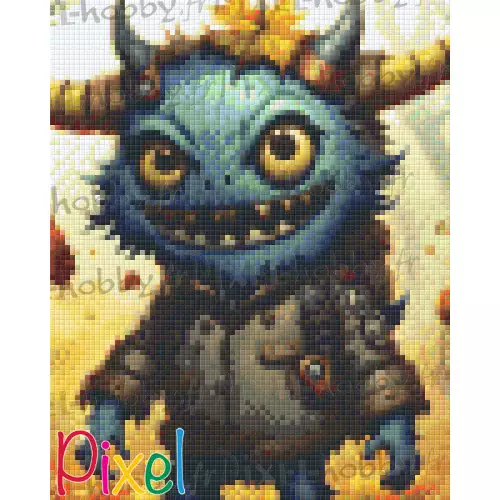 pixelhobby Collection Couleur Citrouille - Grincheux