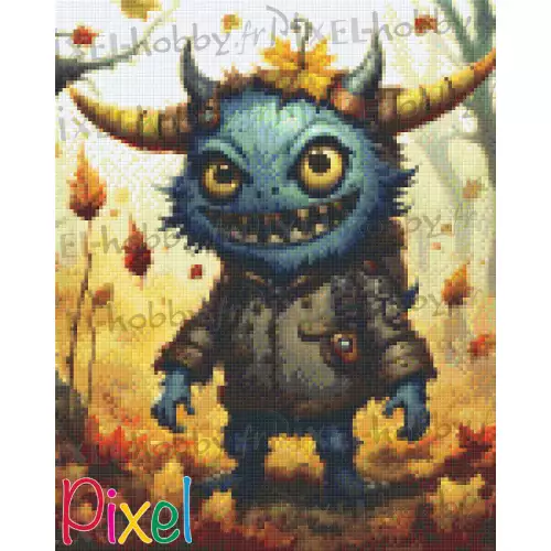 pixelhobby Collection Couleur Citrouille - Grincheux