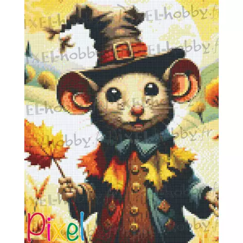 pixelhobby Collection Couleur Citrouille - Au ras des champs