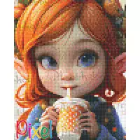 pixelhobby Collection Couleur Citrouille - Milkshake