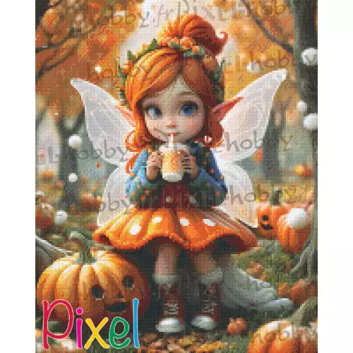 pixelhobby Collection Couleur Citrouille - Milkshake