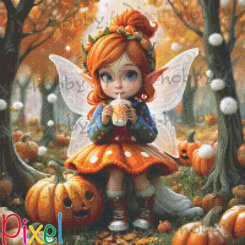 pixelhobby Collection Couleur Citrouille - Milkshake