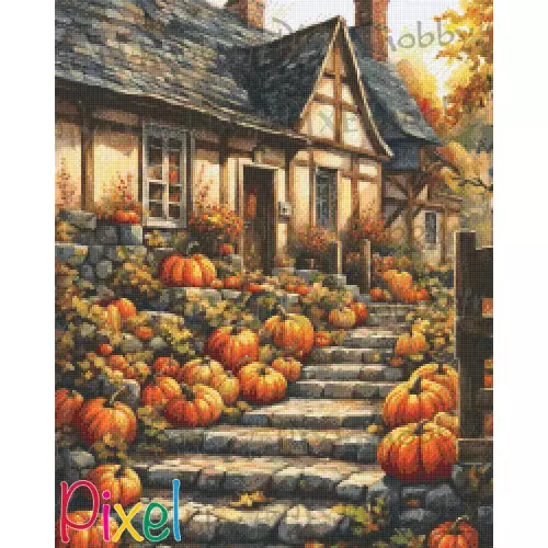 pixelhobby Collection Couleur Citrouille - Chez Mamie