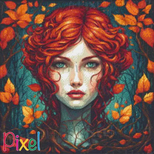 pixelhobby Collection Couleur Citrouille - 31 Octobre