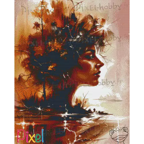 pixelhobby Collection Couleur Citrouille - Souvenirs d'automne