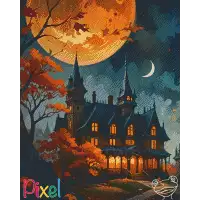 pixelhobby Collection Couleur Citrouille - La lune rousse