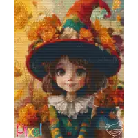 Collection Couleur Citrouille - Juliette pixelhobby Collection Couleur Citrouille - Juliette