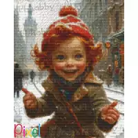 pixelhobby Collection HoHoHo - Fifi sous la neige
