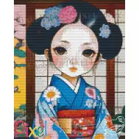 Collection Poupées du monde - Japon pixelhobby Collection Poupées du monde - Japon